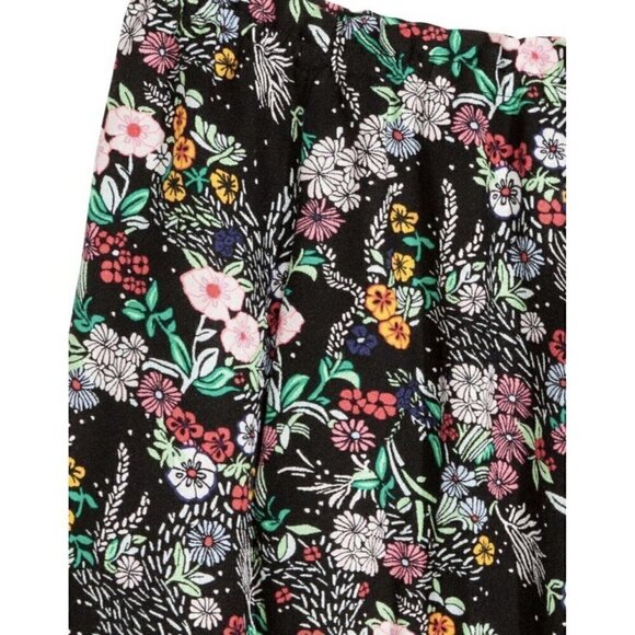 Divided H&M Womens Cropped Off Shoulder Colorful Floral Print Top Sz 4 Small - Picture 5 of 12